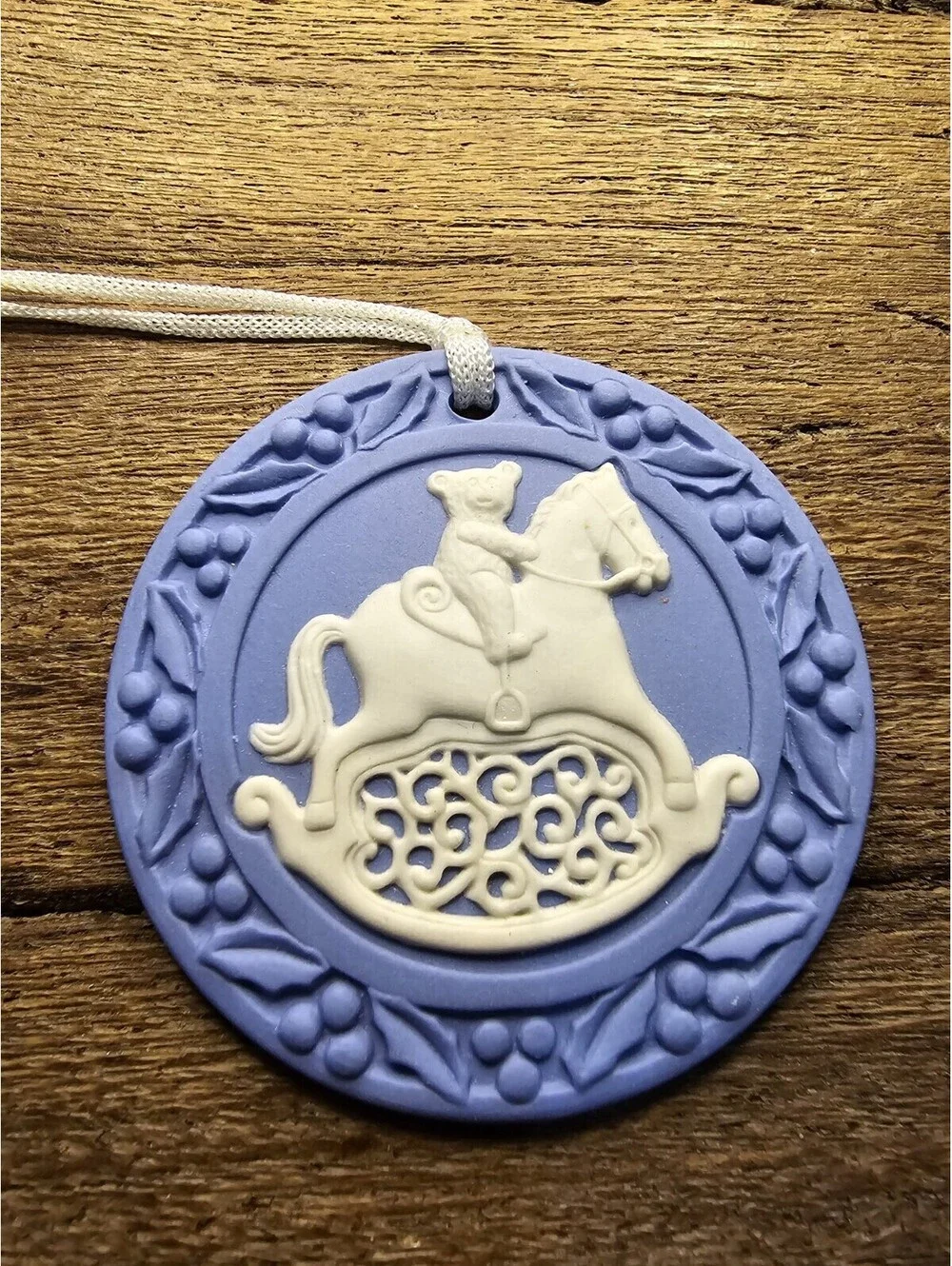 Wedgewood Rocking Horse/Teddy Bear Ornament